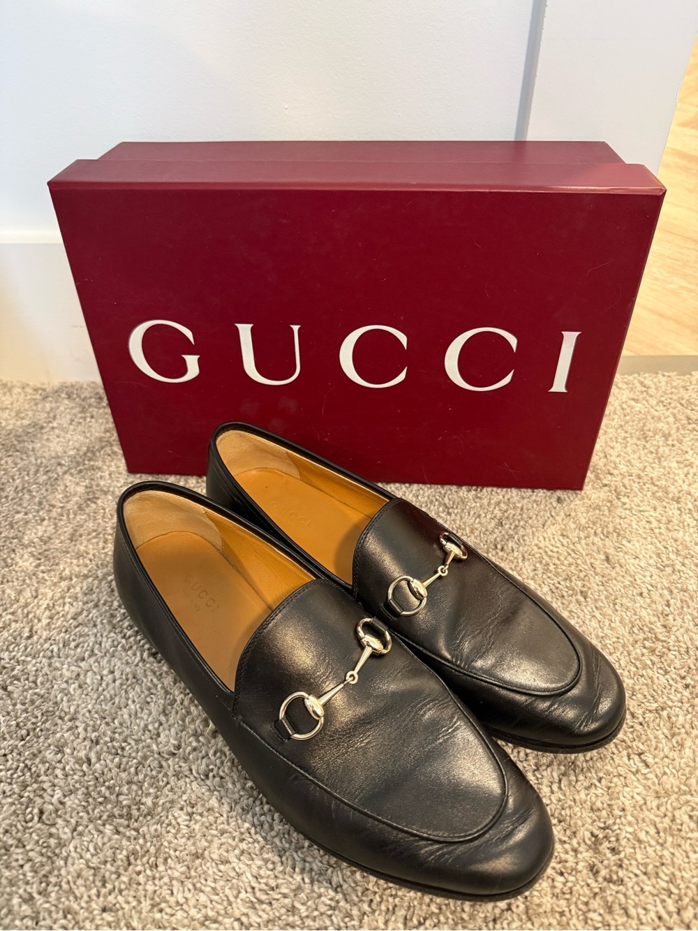 Gucci Black Jordaan Loafer
